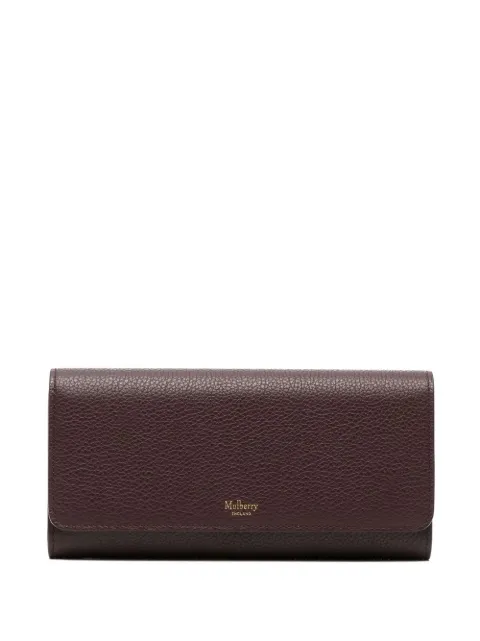 Mulberry foldover leather wallet