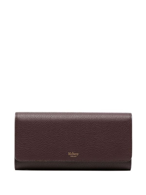 Mulberry Foldover Leather Wallet Farfetch