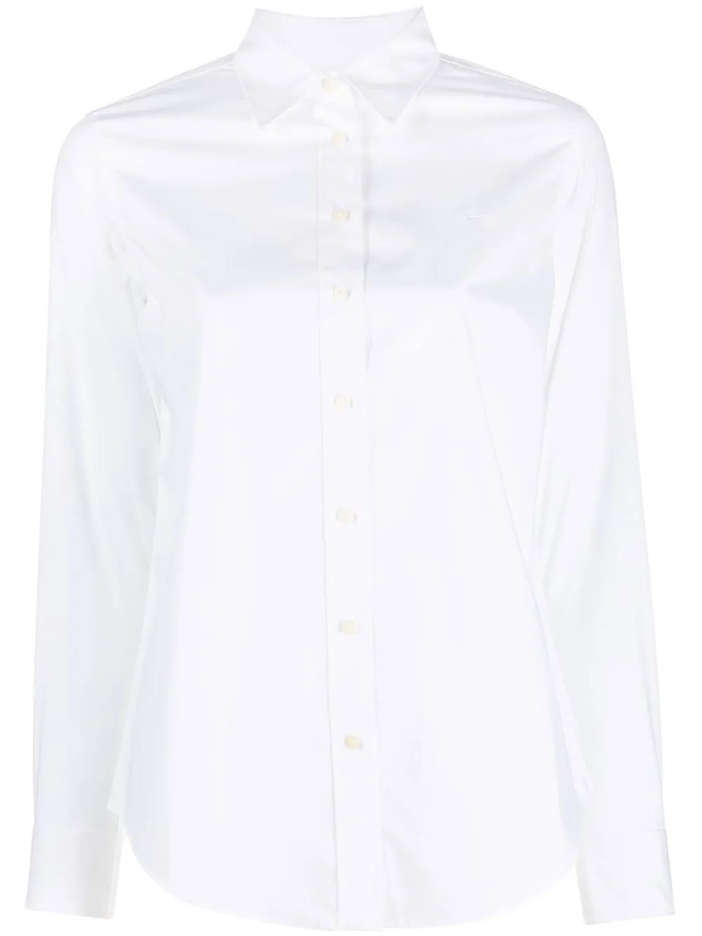 Lauren Ralph Lauren Jamelko Button-front Shirt In Weiss