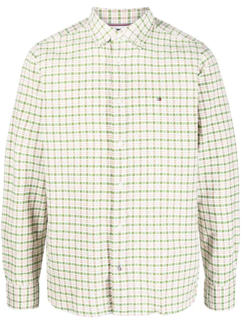 Tommy Hilfiger camisa con motivo de cuadros gingham