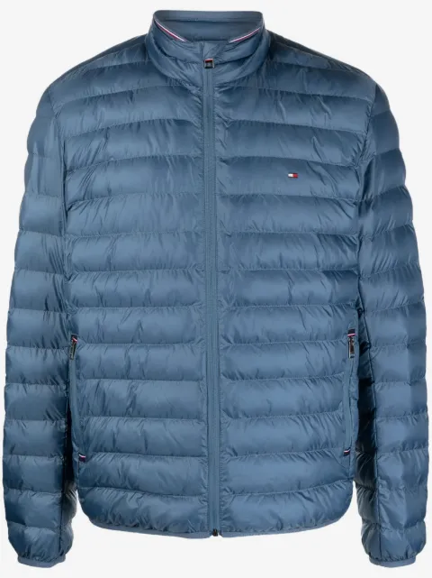 Tommy Hilfiger 标贴拉链蓬松夹克