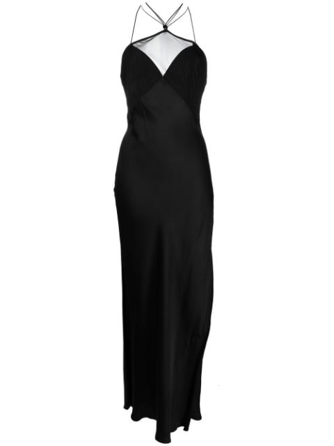 Calvin Klein - open-back maxi slip dress