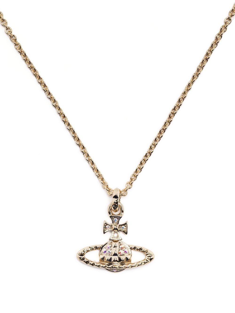 Vivienne Westwood Mayfair Bas Relief Pendant Necklace In Gold | ModeSens