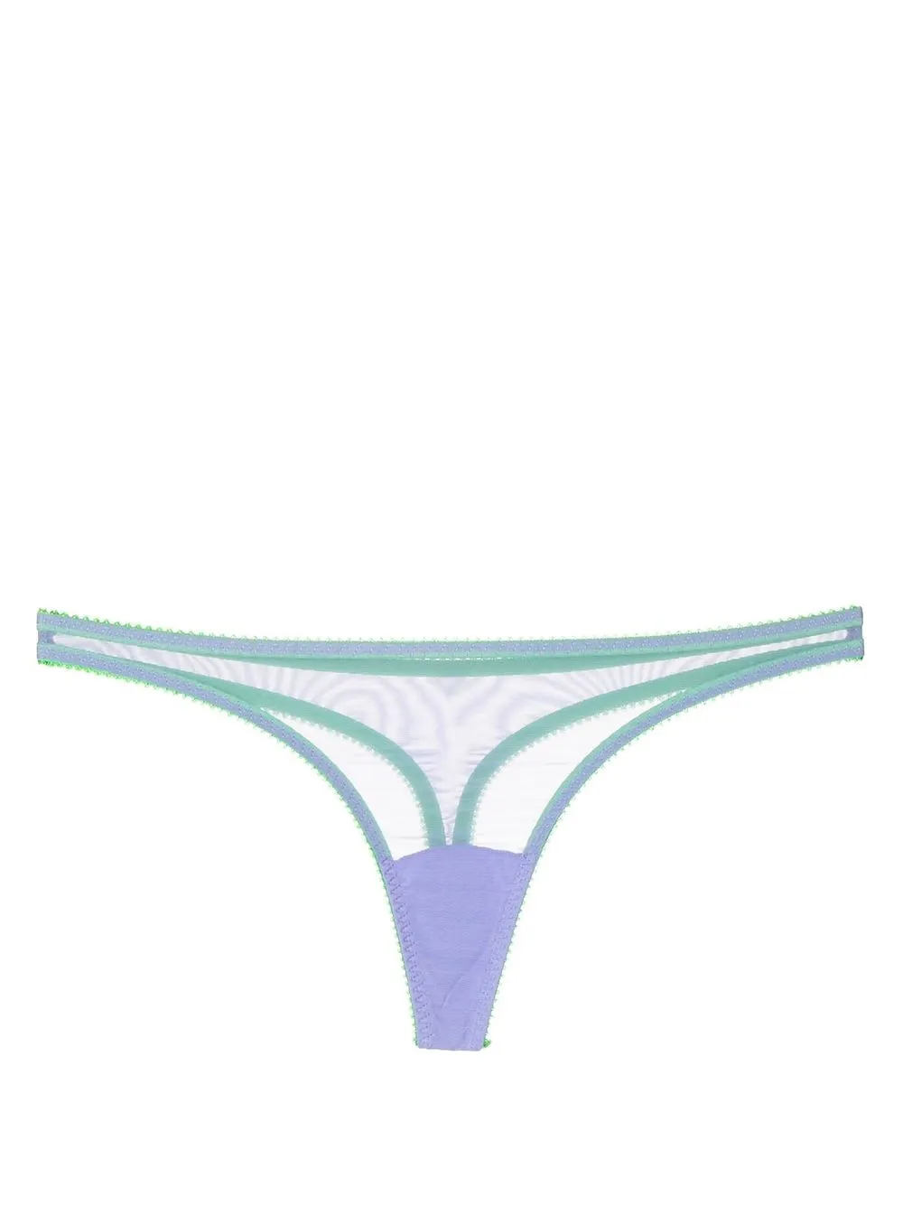 

Dora Larsen Coralee tulle thong - Purple