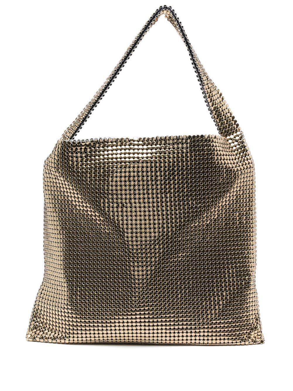 Paco Rabanne Pixel metallic tote bag - Gold