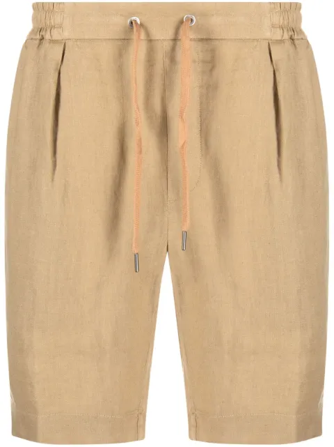 Ralph Lauren Purple Label drawstring-fastening linen shorts