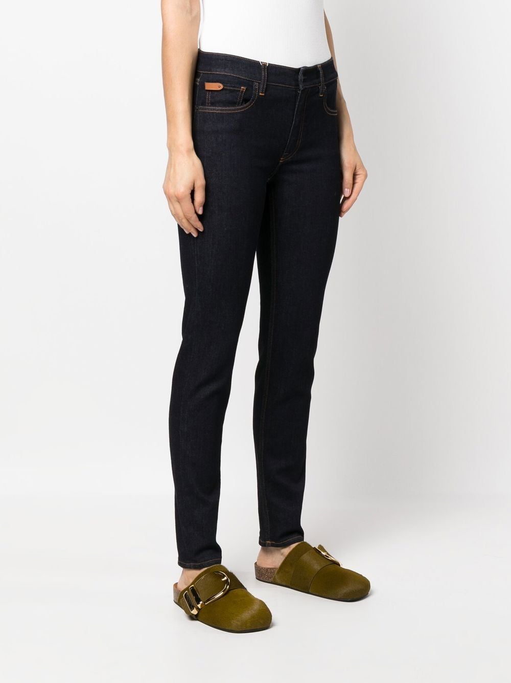 Shop Ralph Lauren 400 Matchstick Skinny Jeans In Blue
