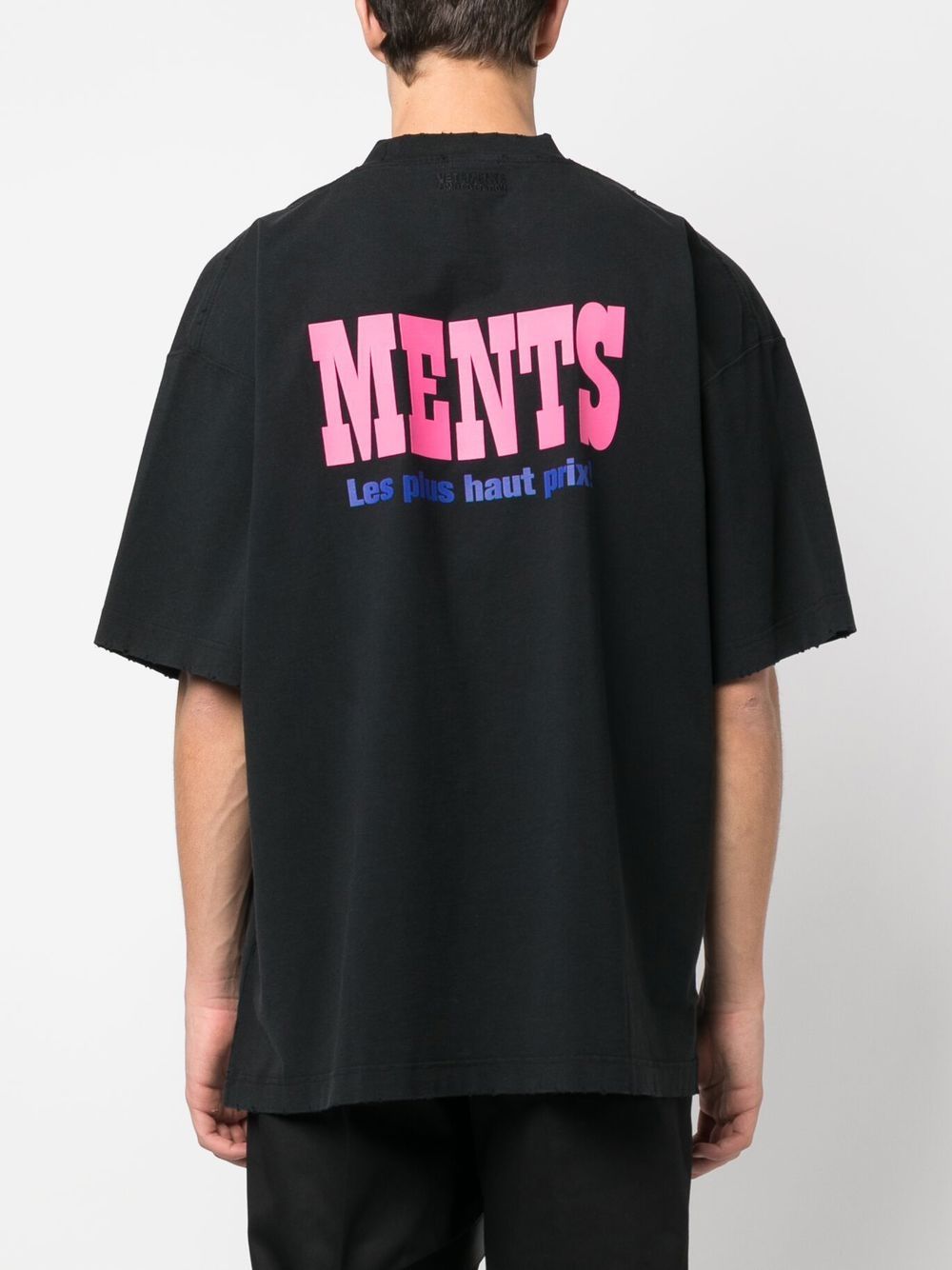 VETEMENTS Logo Motif Print T shirt Farfetch