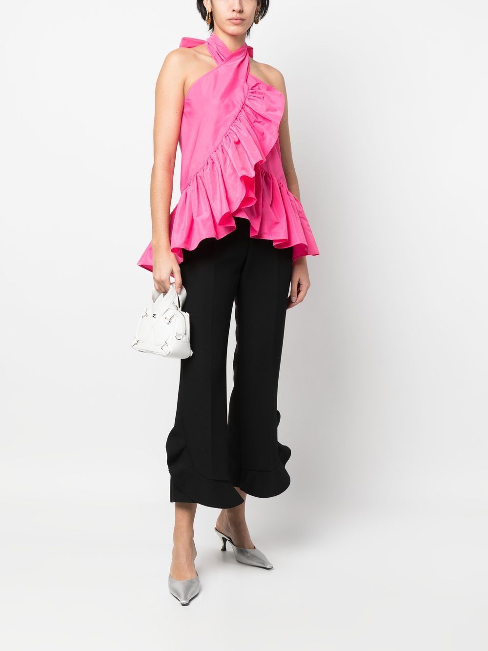 MSGM Halternek blouse - Roze