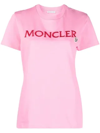 Moncler T-shirt girocollo con logo E19518025450