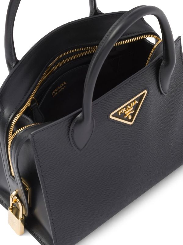 Black Saffiano Leather Mini Bag