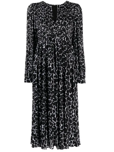 Michael Michael Kors giraffe-print midi dress