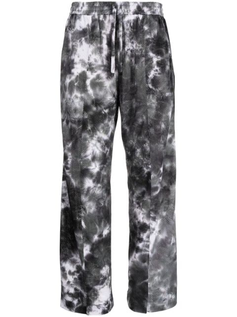 Off Duty Bu abstract-print wide-leg trousers