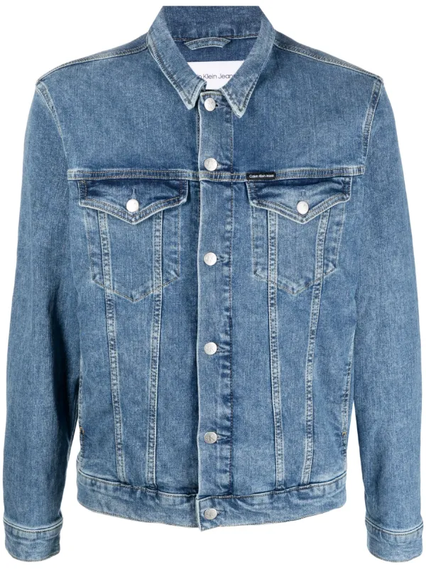 Calvin klein jeans shop foundation trucker jacket