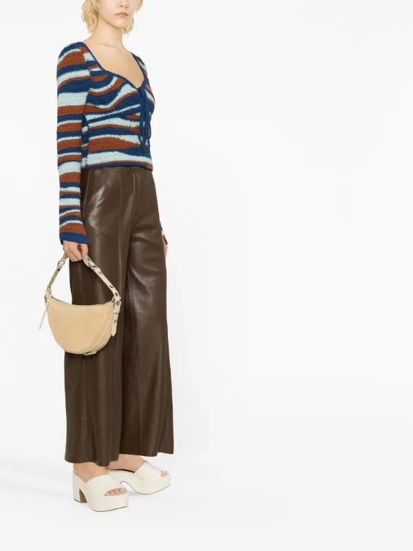 トートバッグ BY FAR Cream Leather Gib Shoulder Bag BY FAR Gib Suede Shoulder Bag | Neutrals | FARFETCH