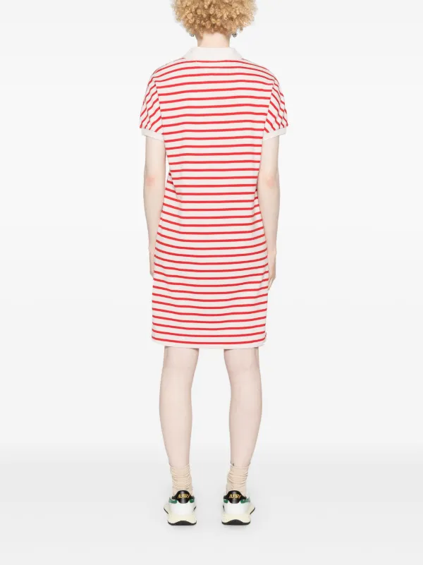 Tommy Hilfiger ストライプ ポロワンピース | レッド | FARFETCH JP