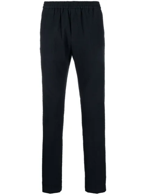 Tommy Hilfiger seersucker-texture track pants