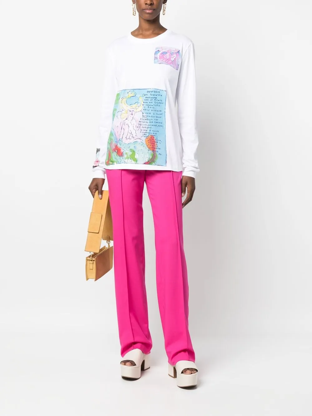 Marni T-shirt met print - Wit