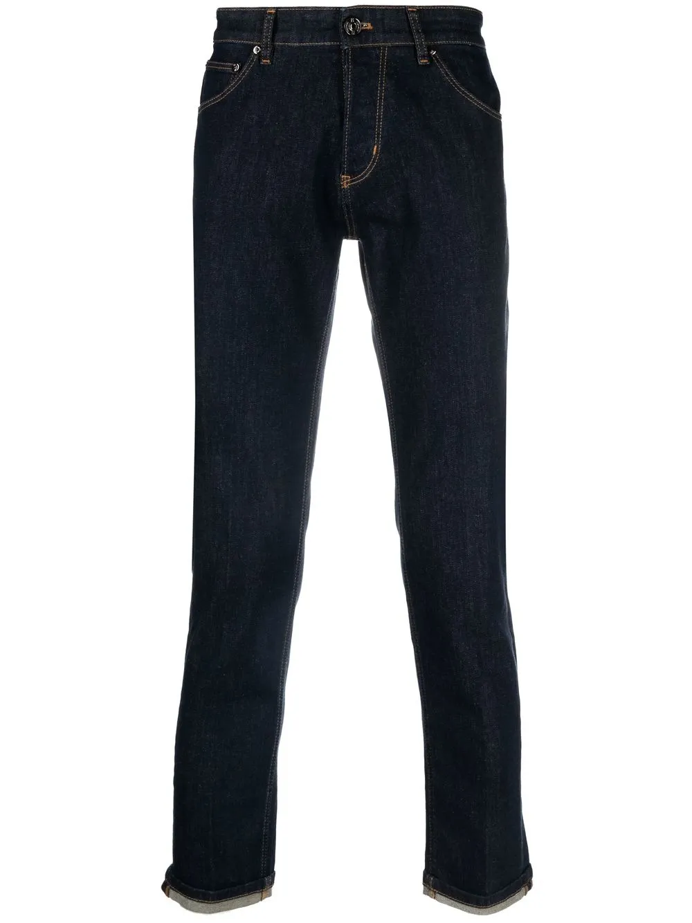 

PT Torino jeans tapered con tiro medio - Azul