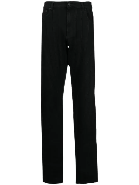 Mugler jeans holgados con costura