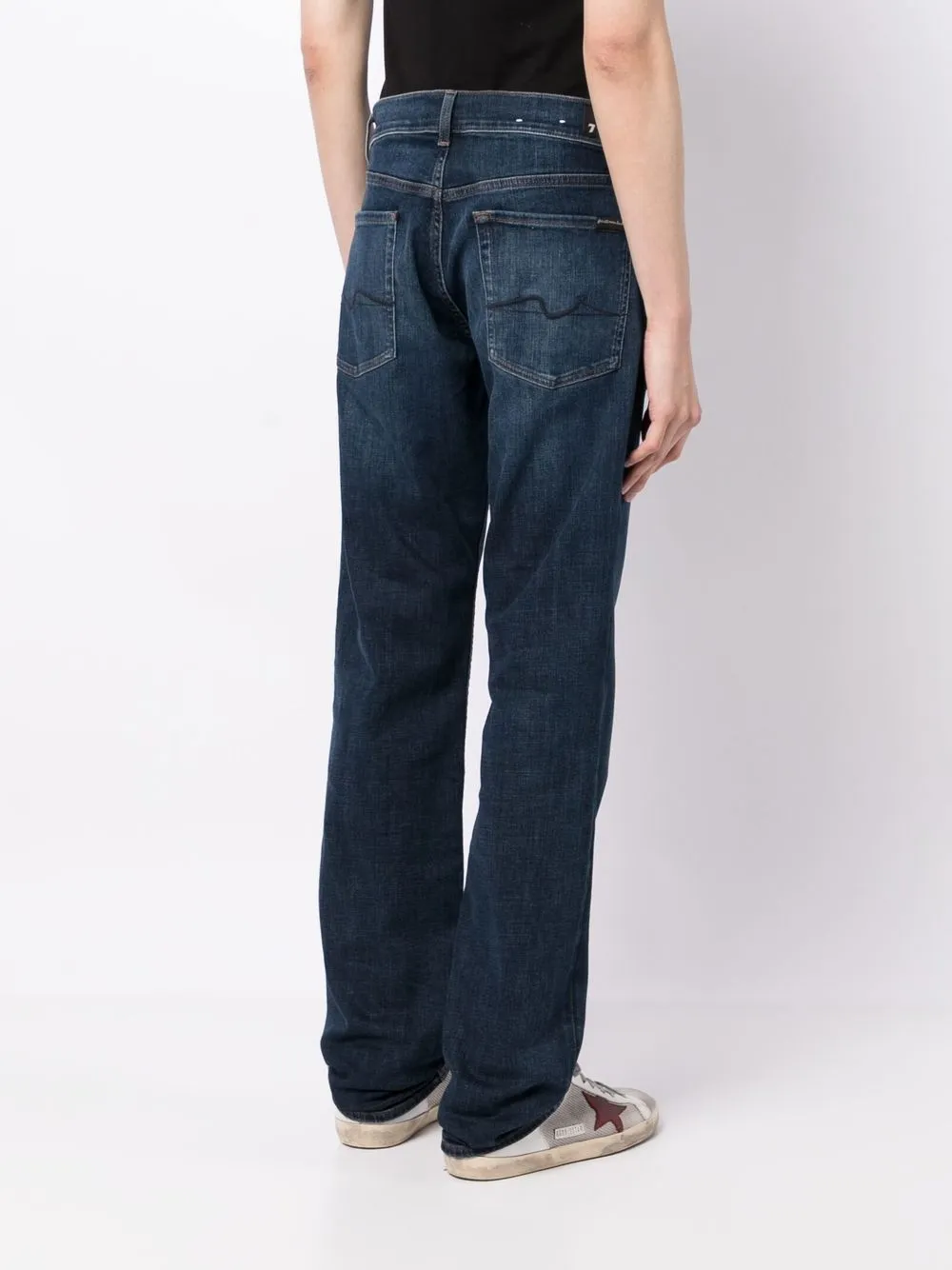 7 FOR ALL MANKIND STRAIGHT-LEG JEANS