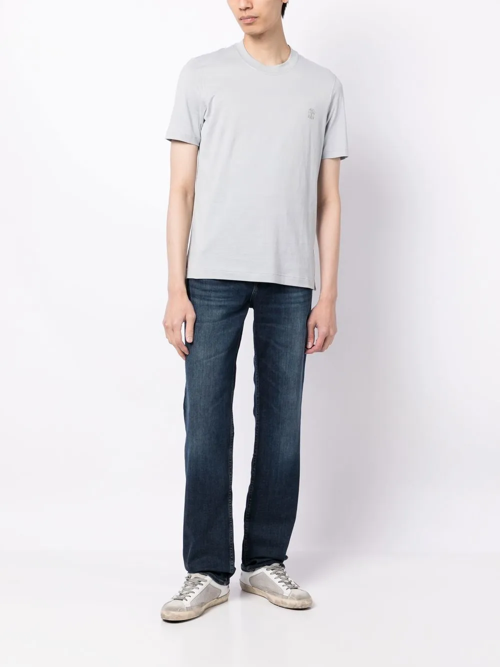 7 FOR ALL MANKIND STRAIGHT-LEG JEANS