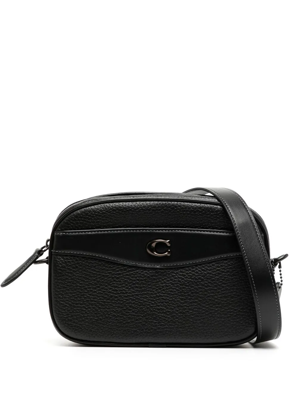 

Coach logo-plaque camera bag - Black