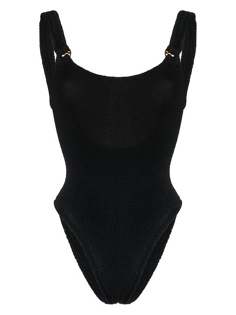 Hunza G Domino scoop-neck swimsuit 