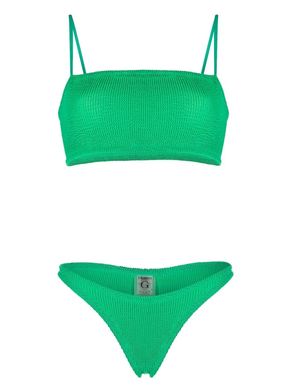 

Hunza G Gigi bandeau bikini - Green