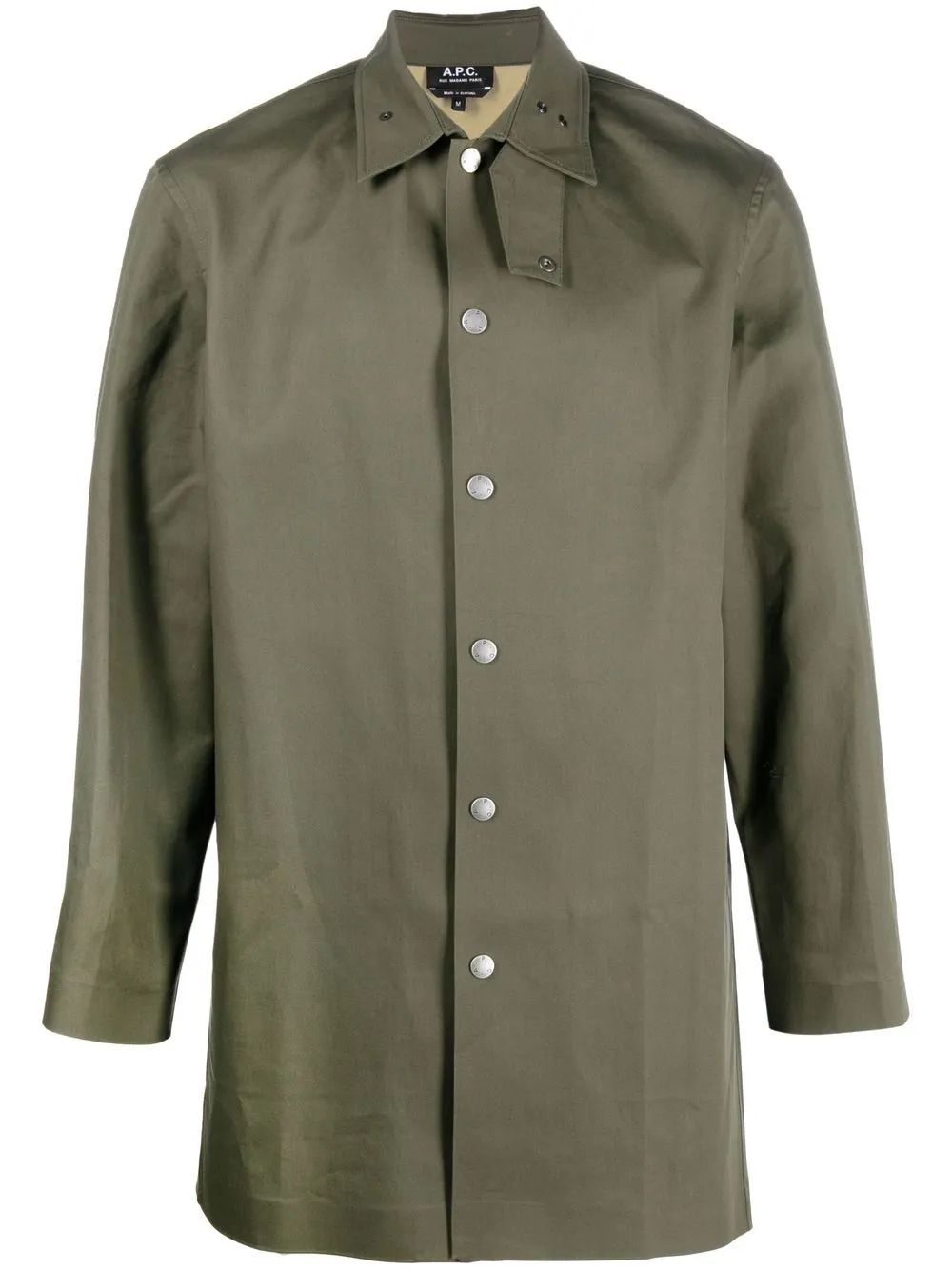 

A.P.C. Thibault cotton raincoat - Green