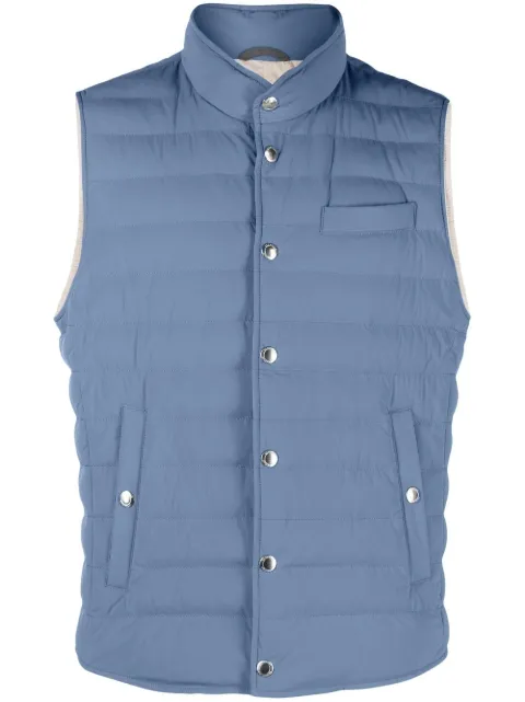 Brunello Cucinelli chaleco capitonado