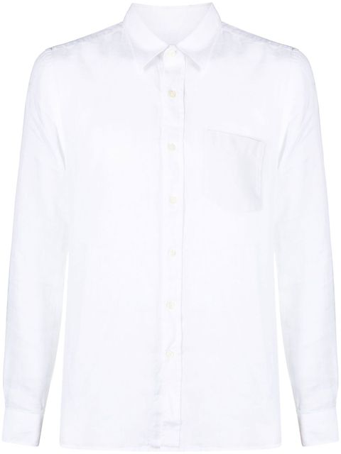 120% Lino long-sleeve linen shirt