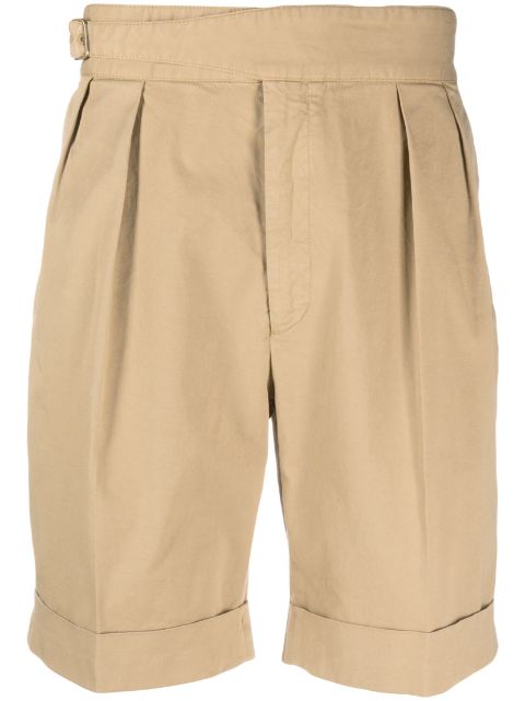 Ralph Lauren Purple Label Shorts Byron con pieghe 