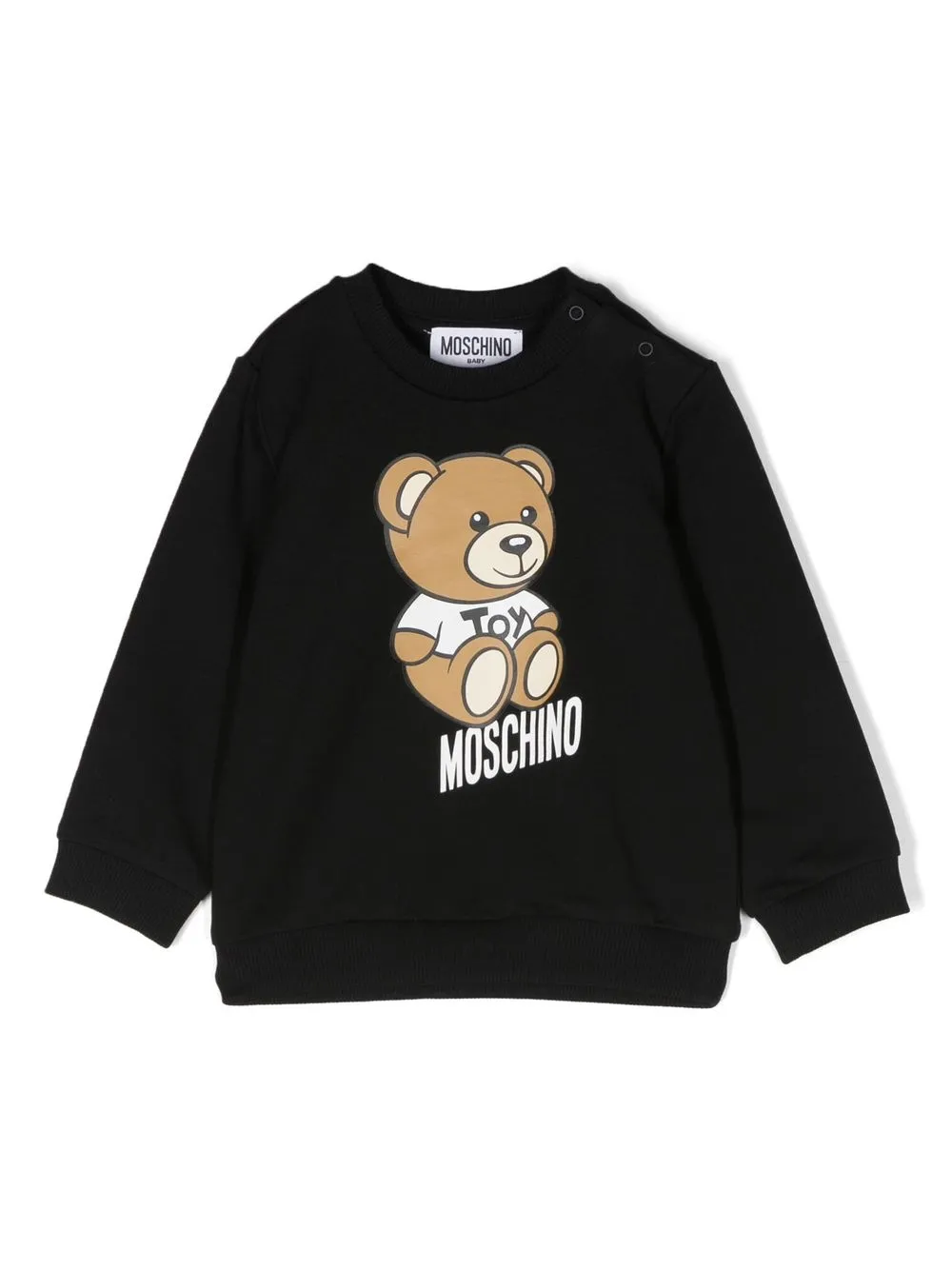 

Moschino Kids teddy bear-motif sweatshirt - Black