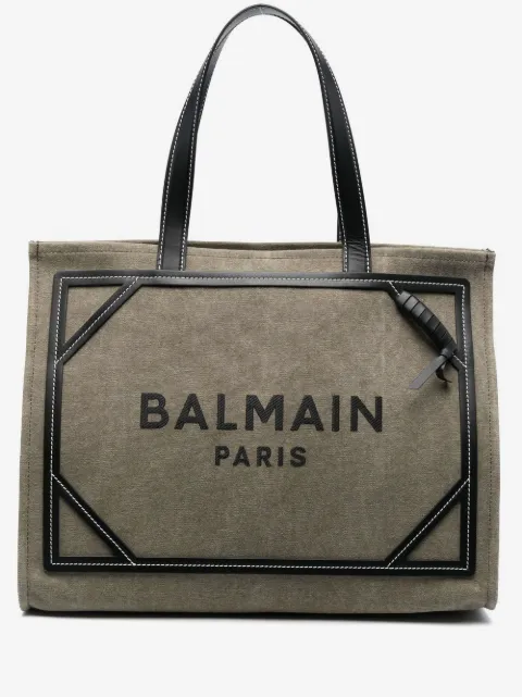 Balmain B-Army Handtasche aus Canvas