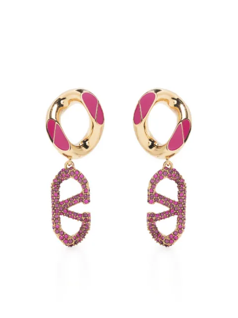Valentino Garavani VLogo pendant earrings