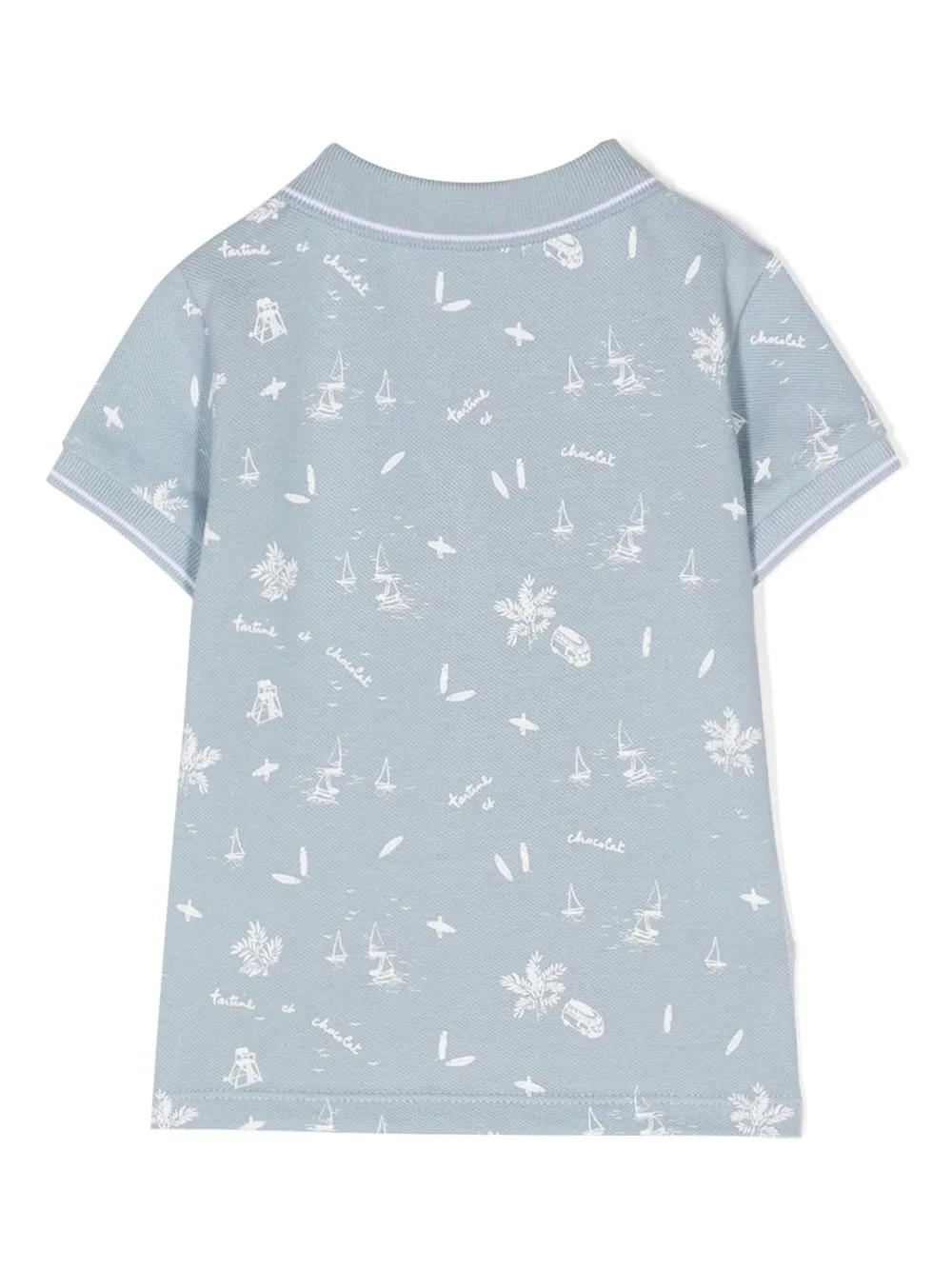 Tartine Et Chocolat Poloshirt met logoprint - Blauw