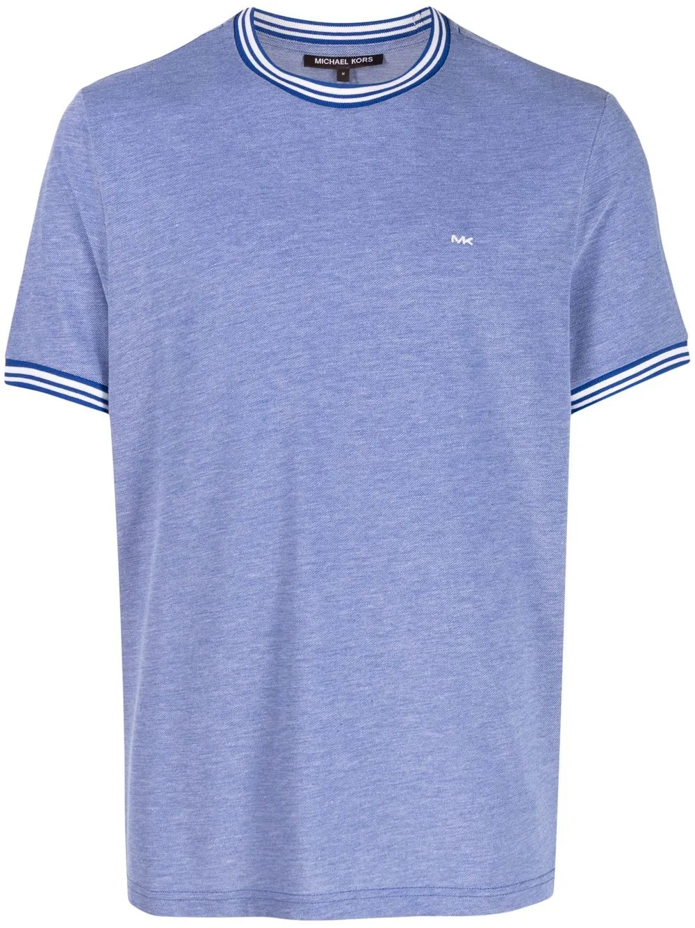 

Michael Kors embroidered-logo mélange T-shirt - Blue