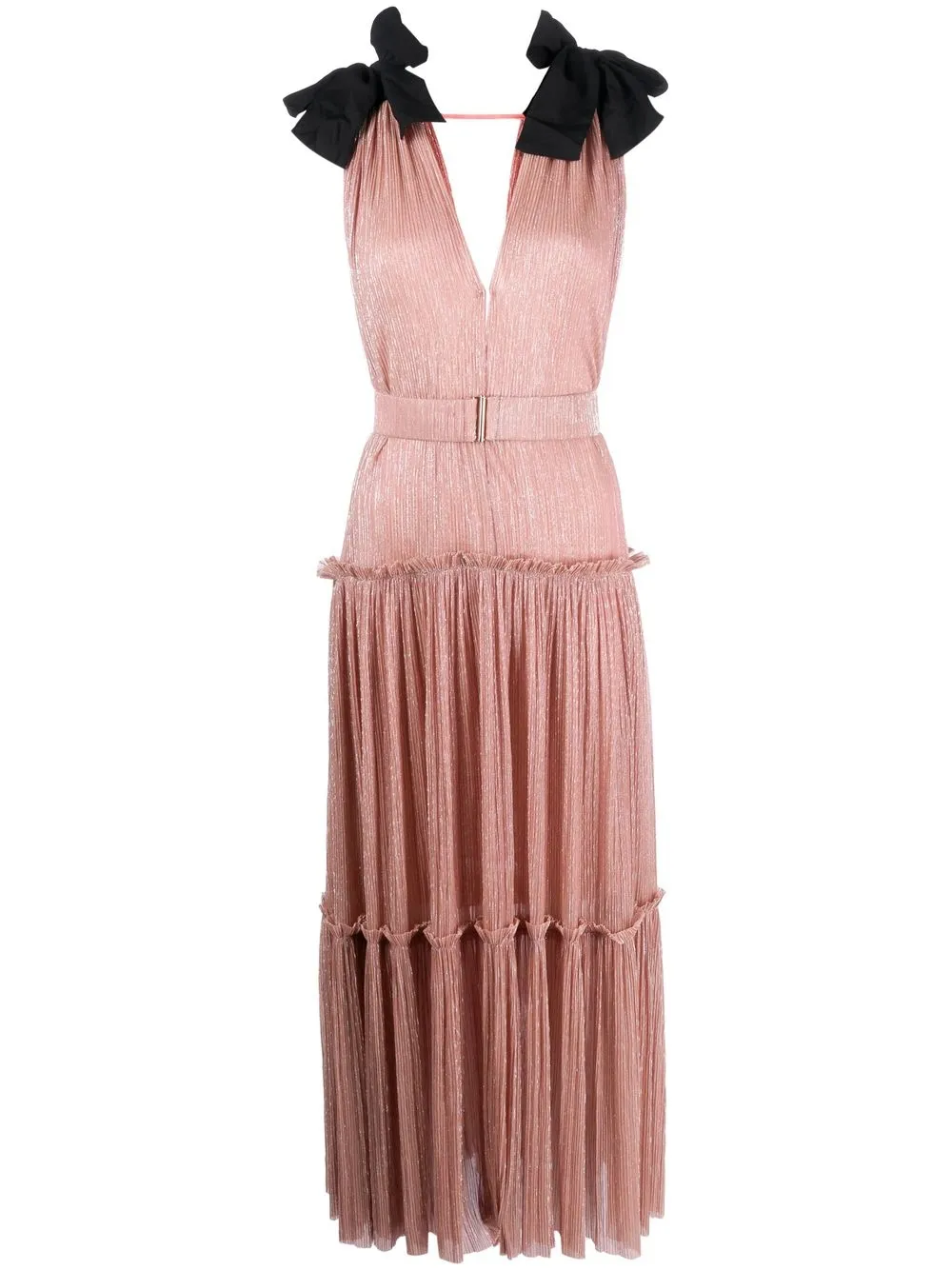 

Sabina Musayev V-neck shift maxi dress - Pink