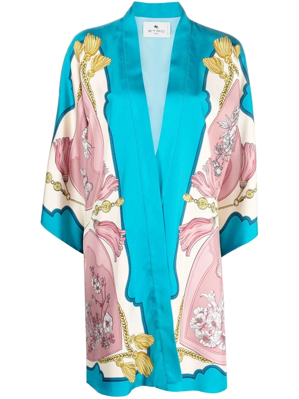 

ETRO chamarra con estampado gráfico - Azul