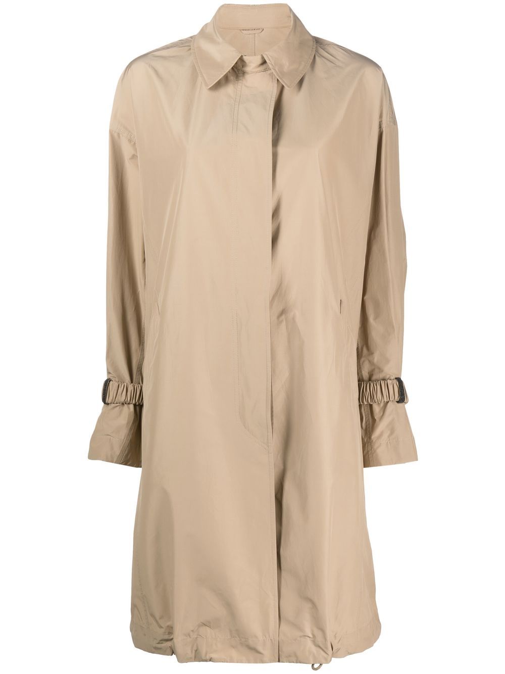 Brunello Cucinelli single-breasted tailored coat - Neutrals