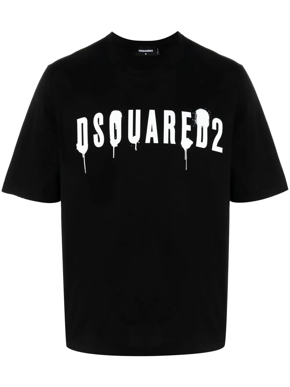 

Dsquared2 playera con logo estampado y cuello redondo - Negro