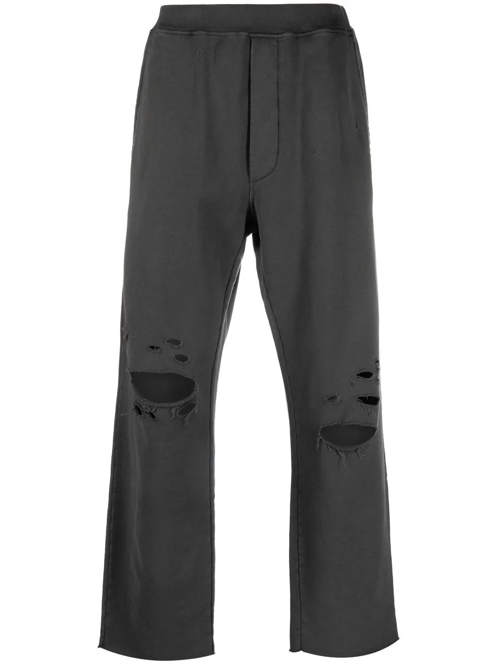 

Dsquared2 logo-print ripped track pants - Grey