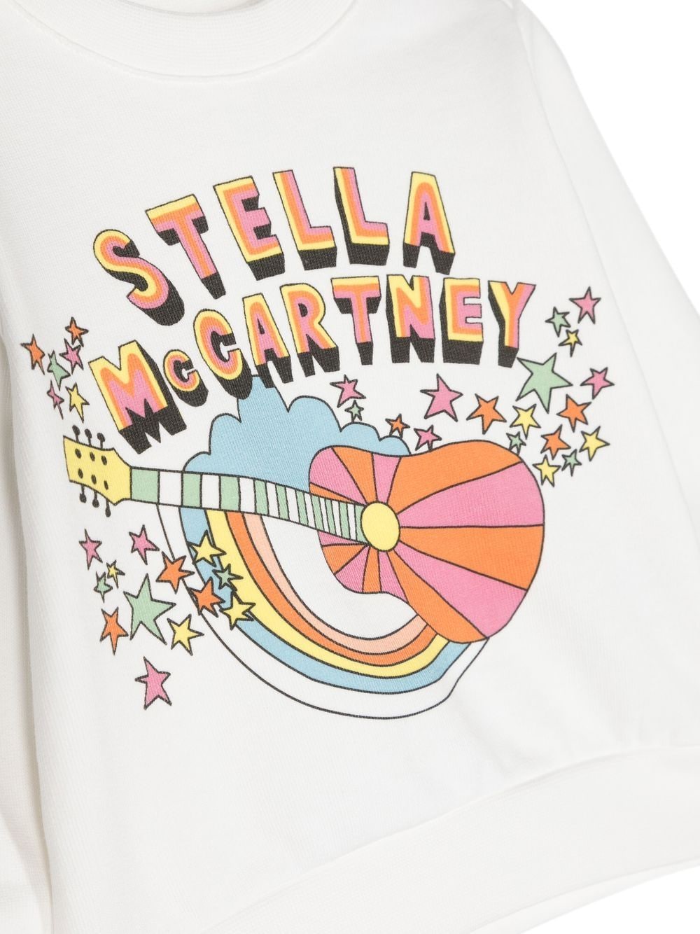 Shop Stella Mccartney Graphic-print Sweatshirt In White