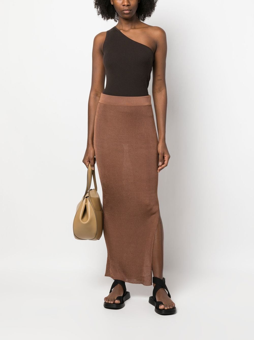 AERON Ribbed Maxi Skirt - Farfetch