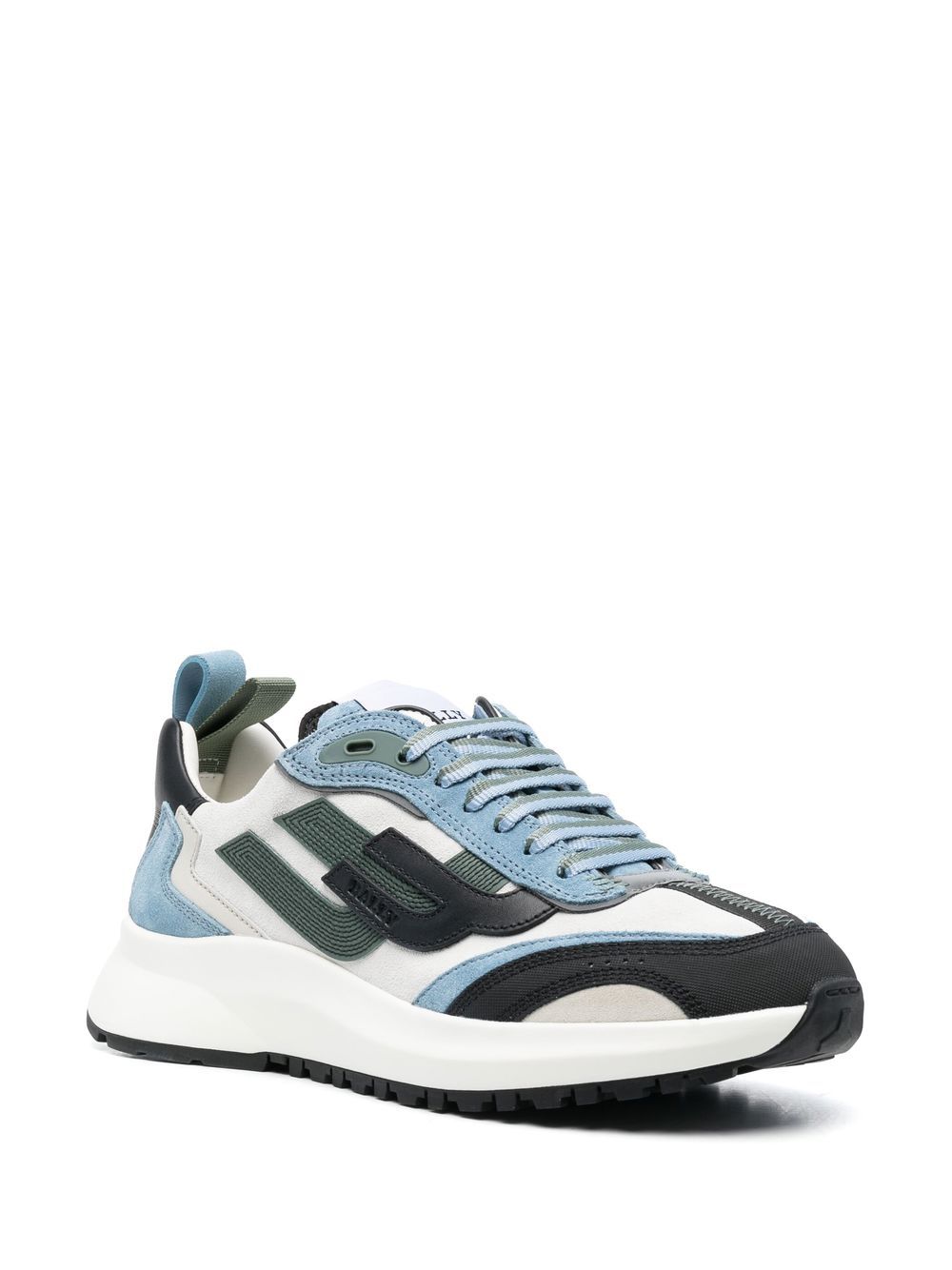 Bally Sneakers met vlakken - Blauw