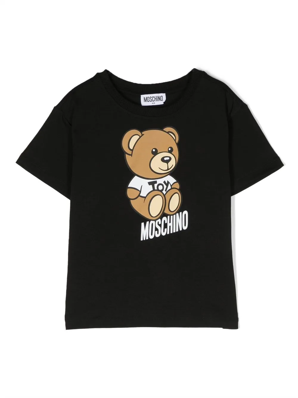 

Moschino Kids playera con motivo Teddy Bear - Negro