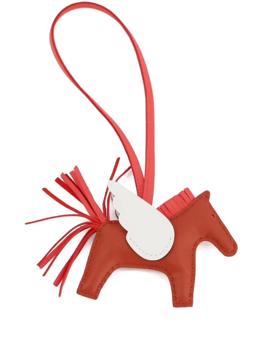 

Hermès pre-owned Rodeo Pegasus bag charm - Red