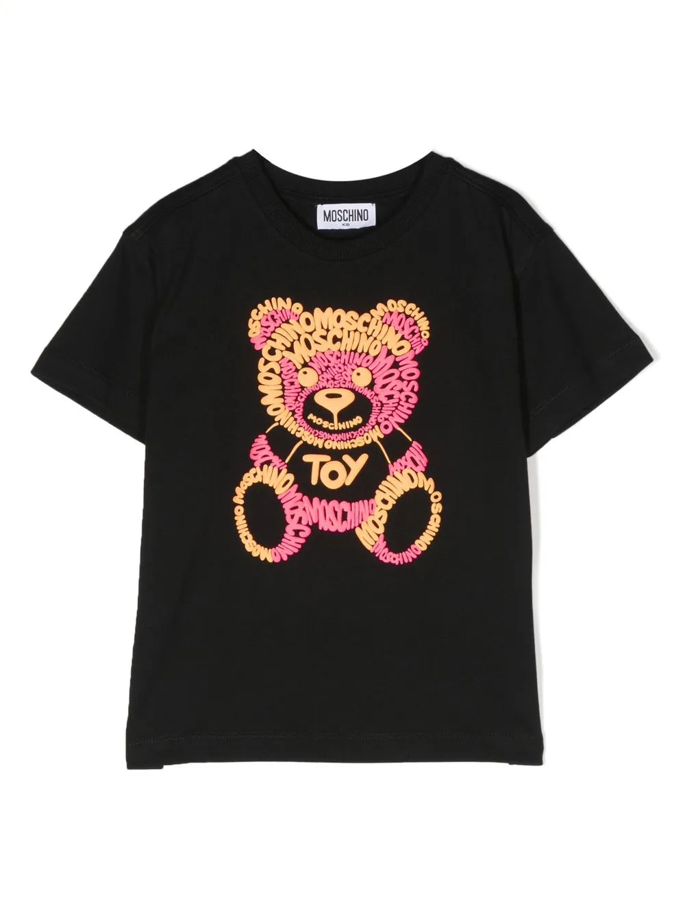 

Moschino Kids playera con motivo Teddy Bear - Negro