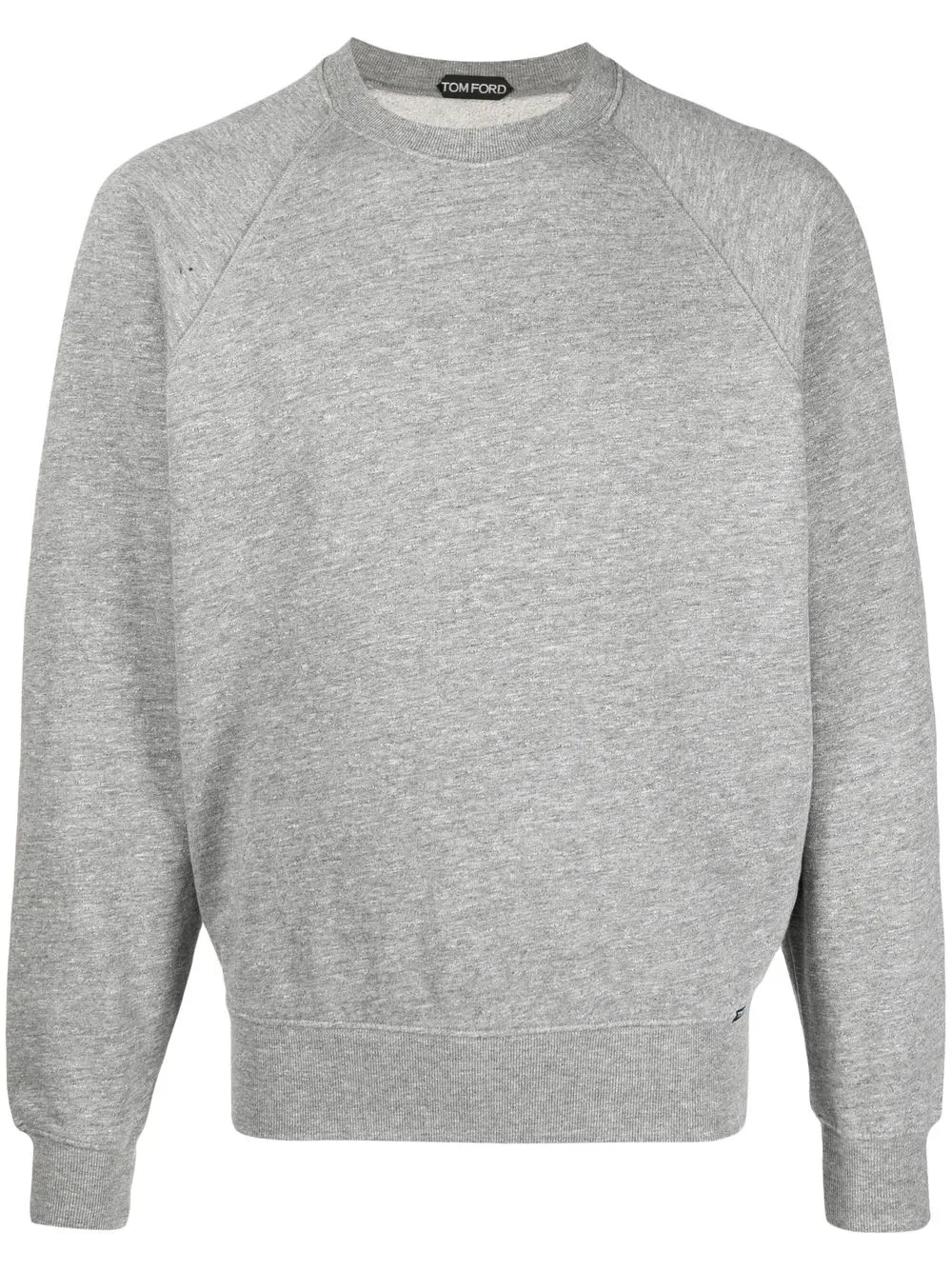 

TOM FORD crew-neck long-sleeved sweatshirt - Grey